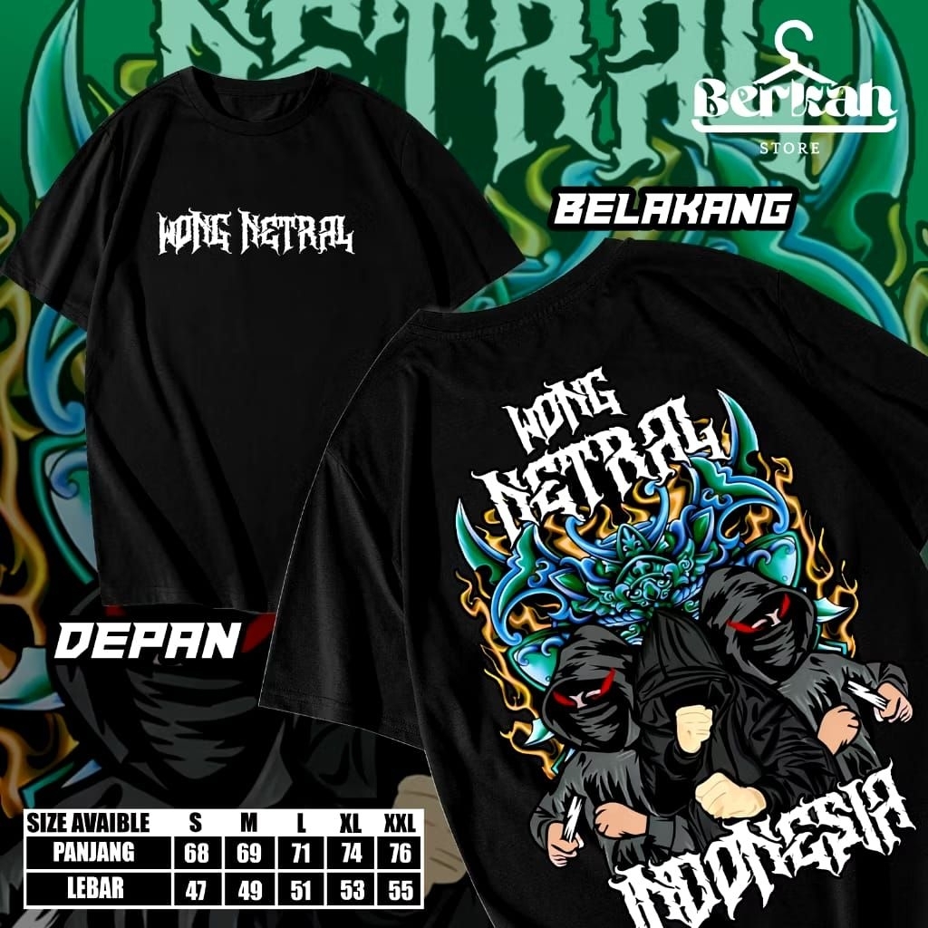 Kaos Wong Netral Indonesia