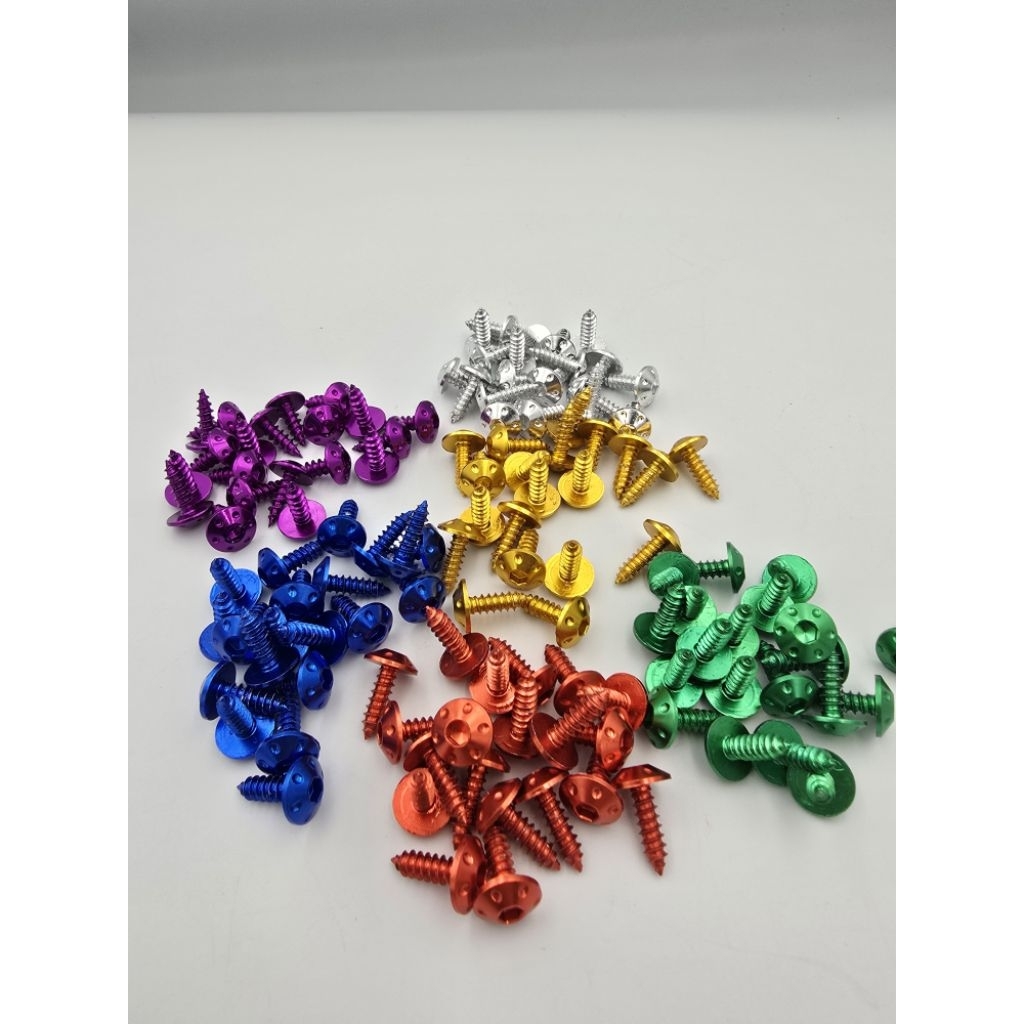 20pcs Baut Body Motor Yamaha Variasi Model Probolt - Baut Body Nmax Aerox Mio Xeon Fino Pakai Kunci 