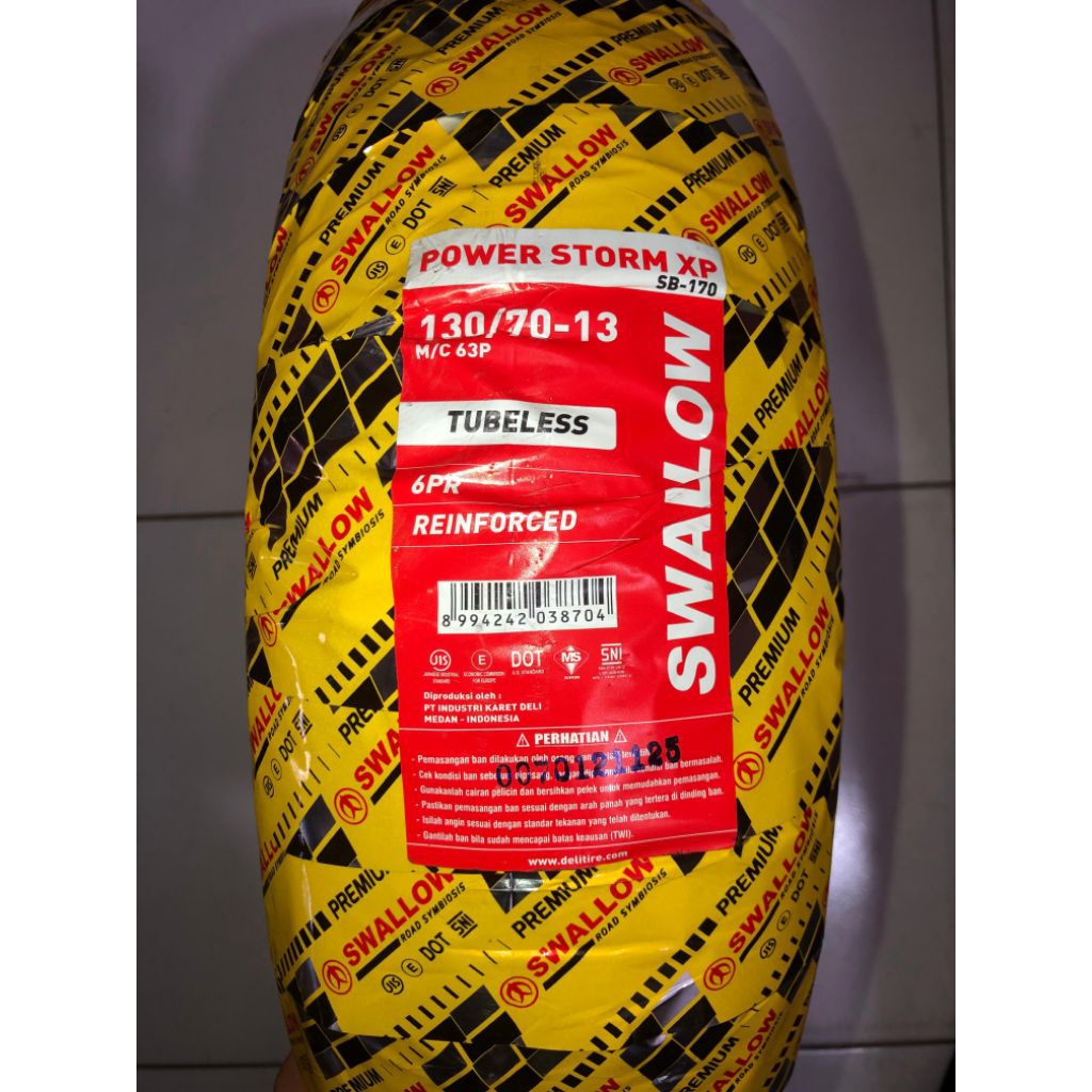 Ban Swallow SB - 170 POWER STORM XP 130/70-R13 Tubless