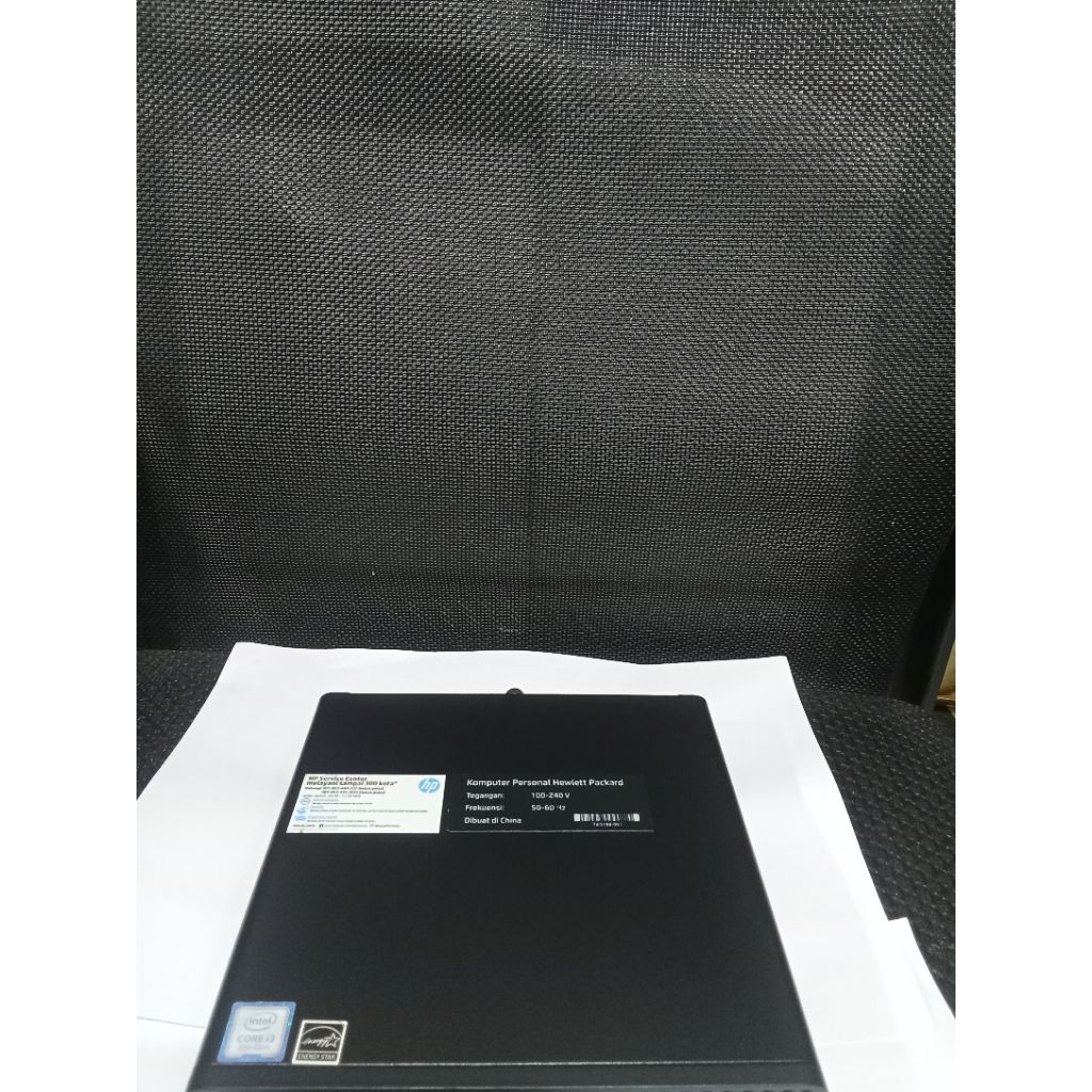 Mini PC HP EliteDesk (Intel Core i3 gen8) - Komputer Desktop rm 4gb x2 HDD 500