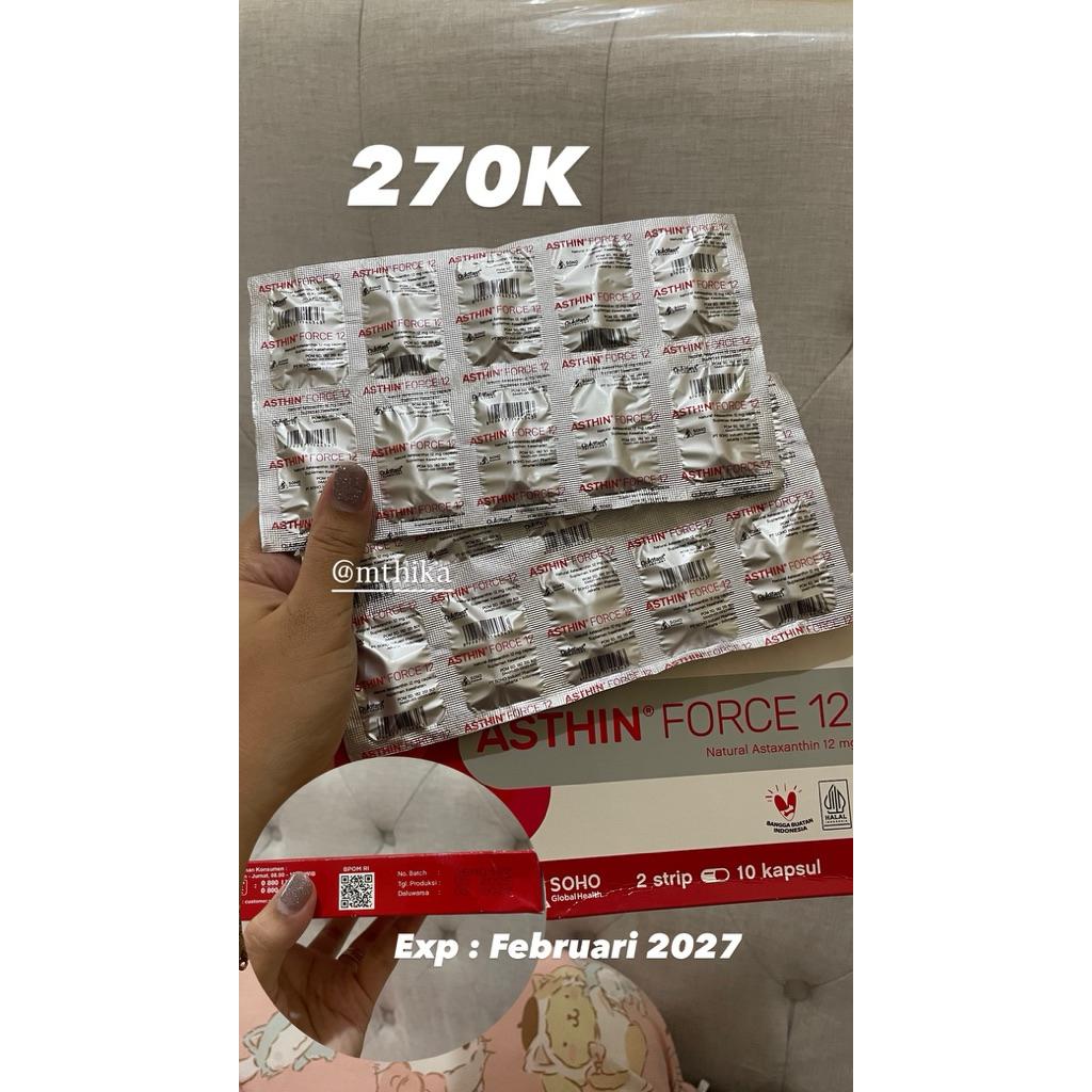 ASTHIN FORCE 12 MG 2strip