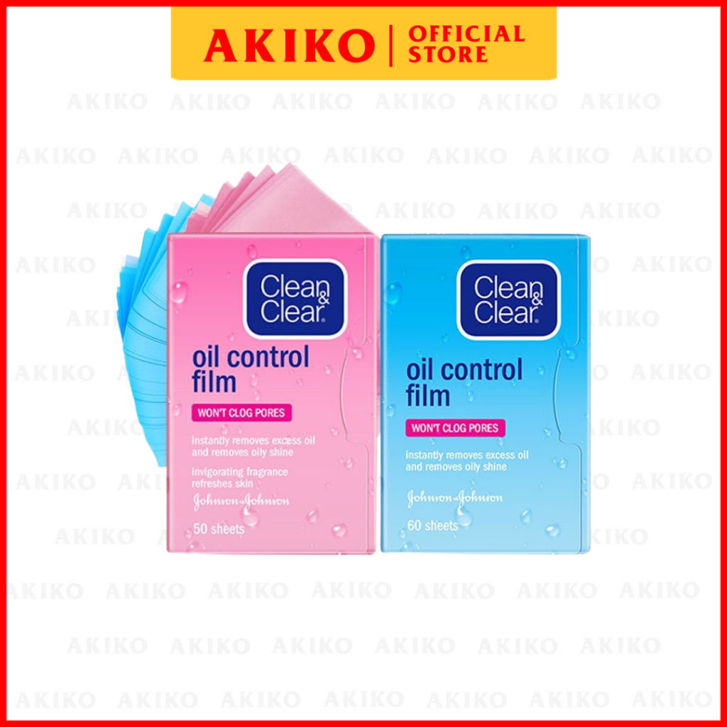 CLEAN&CLEAR OIL CONTROL FILM 50'S PINK (GRAPE FRUIT)