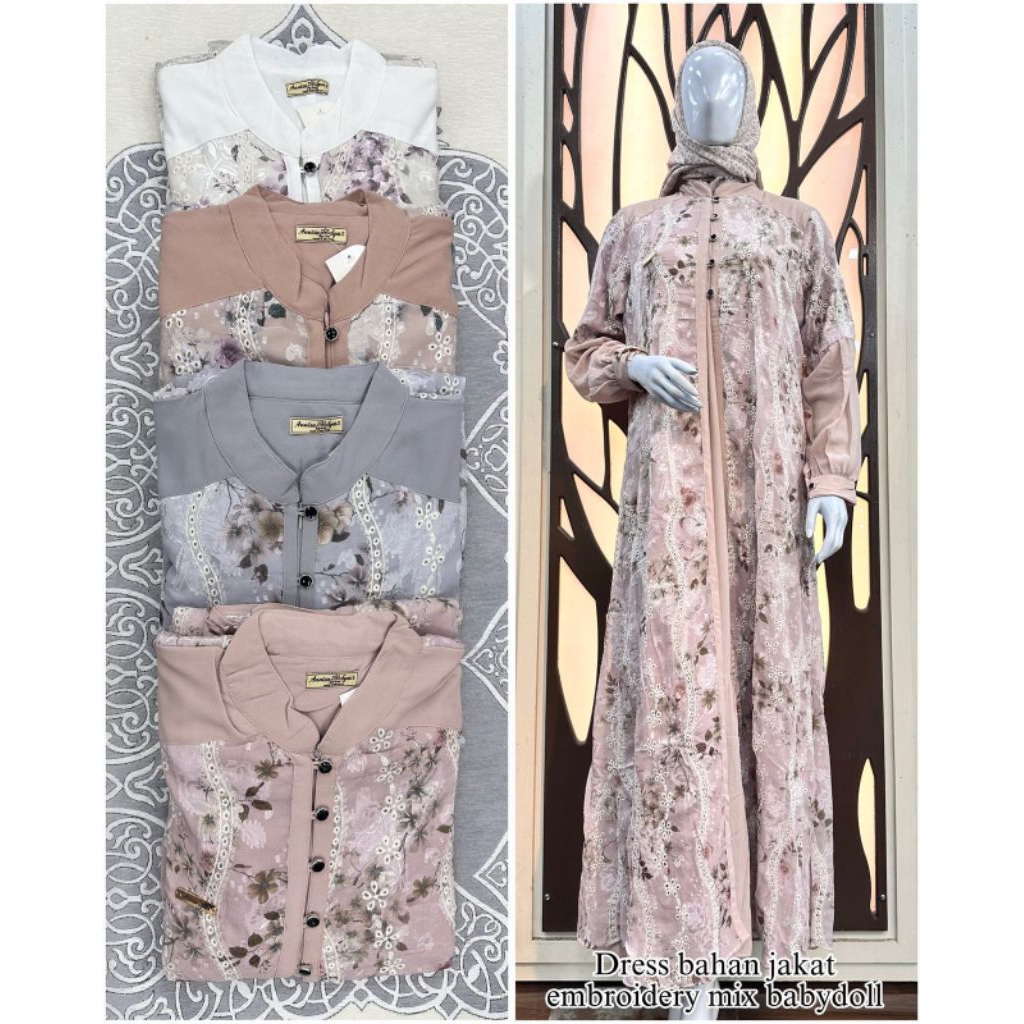 gamis murah//dress lebaran//davina dress