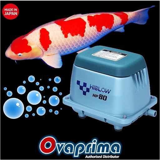 Techno Takatsuki HP80 Hiblow Air Pump Blower Aquarium/Kolam/Limbah HP-80