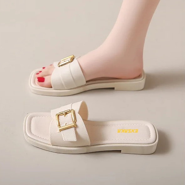 sandal wanita Selop Karet Empuk Elegan Terbaru