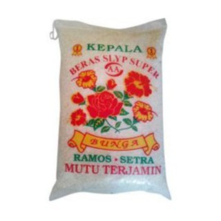 BERAS KEPALA CAP KEMBANG / BERAS CAP BUNGA / BERAS CAP KEMBANG 5KG
