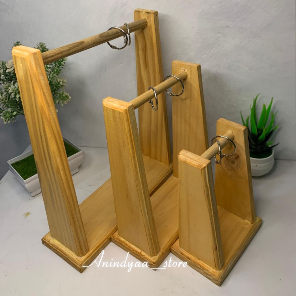 stand gantungan daftar menu no meja kode qris A4 A5 A6