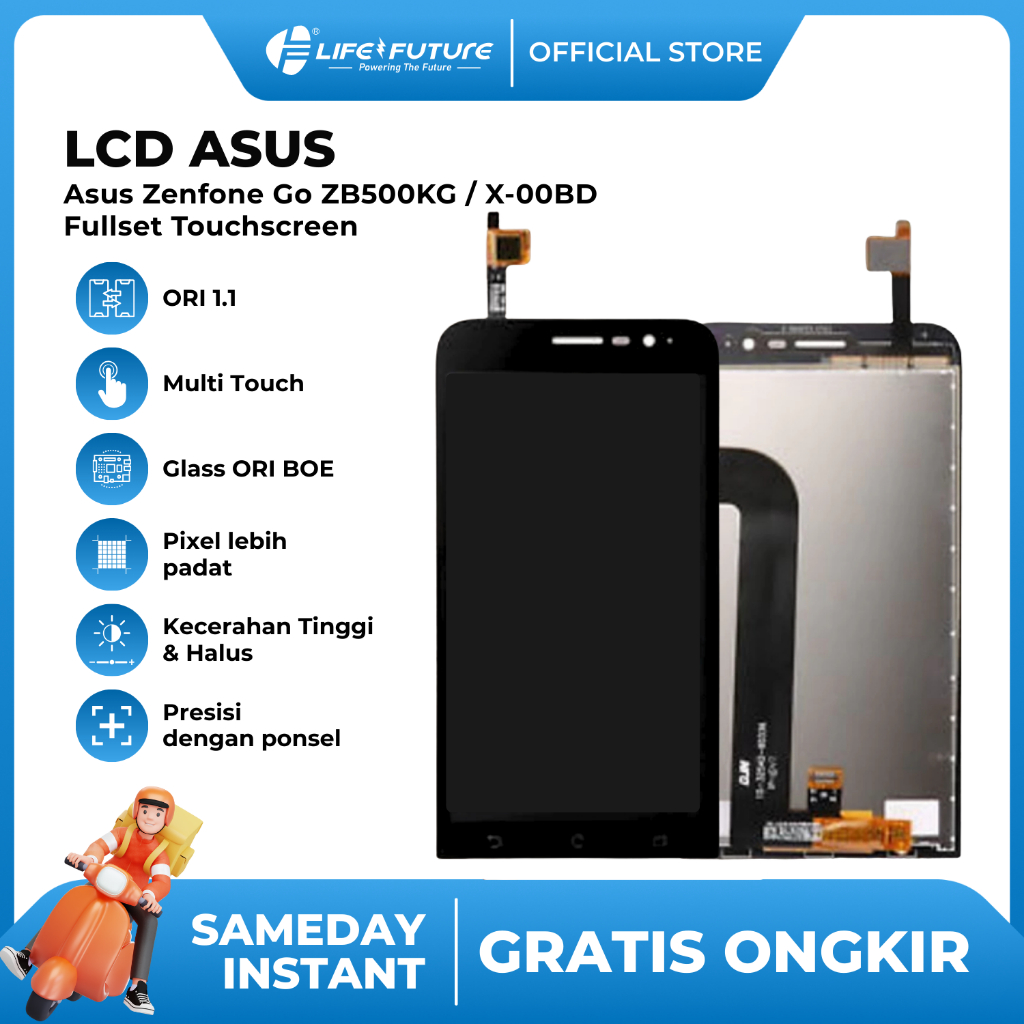 LCD Asus Zenfone Go ZB500KG / X-00BD Fullset Touchscreen - LF