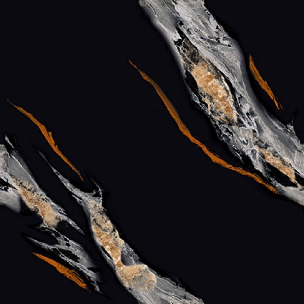 Granite 60x60 Devany Black Silver | Glazed Polish