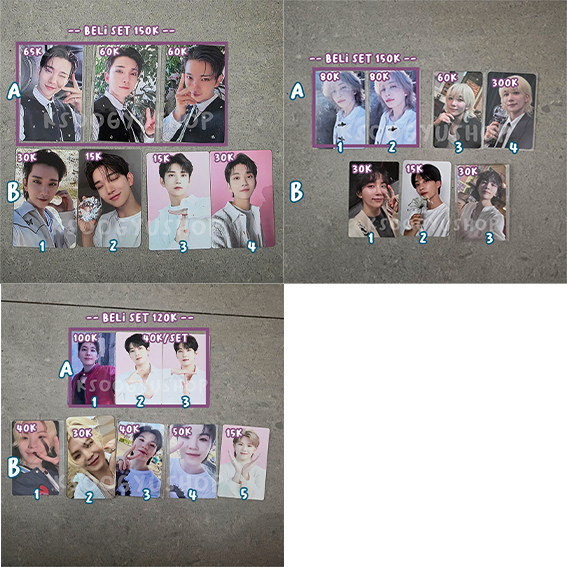 [READY STOCK UNDERPRICE] Seventeen SVT Wonwoo Jeonghan Joshua Woozi PC Photocard POB Benefit Lucky D