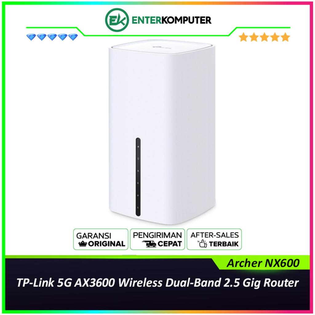 TP-Link 5G AX3600 Wireless Dual-Band 2.5 Gig Router - Archer NX600