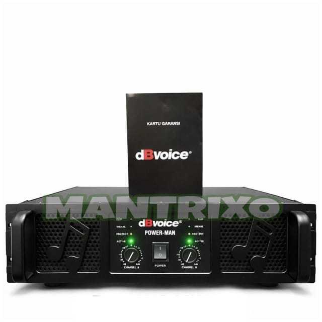Power Amplifier DB Voice Power Man 2x2000watt Original Amplifier dBvoice Class GB PowerMan Bagus ( B