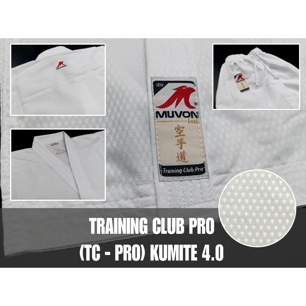 Tc Pro Kumite 4.0 Baju Karategi Muvon