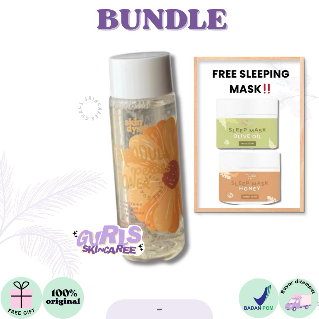 (SALE NEAR ED) Skindyssa Calendula Petals Toner | 5% Niacinamide, Galactomyces, 8x Hyaluron, Ceramid