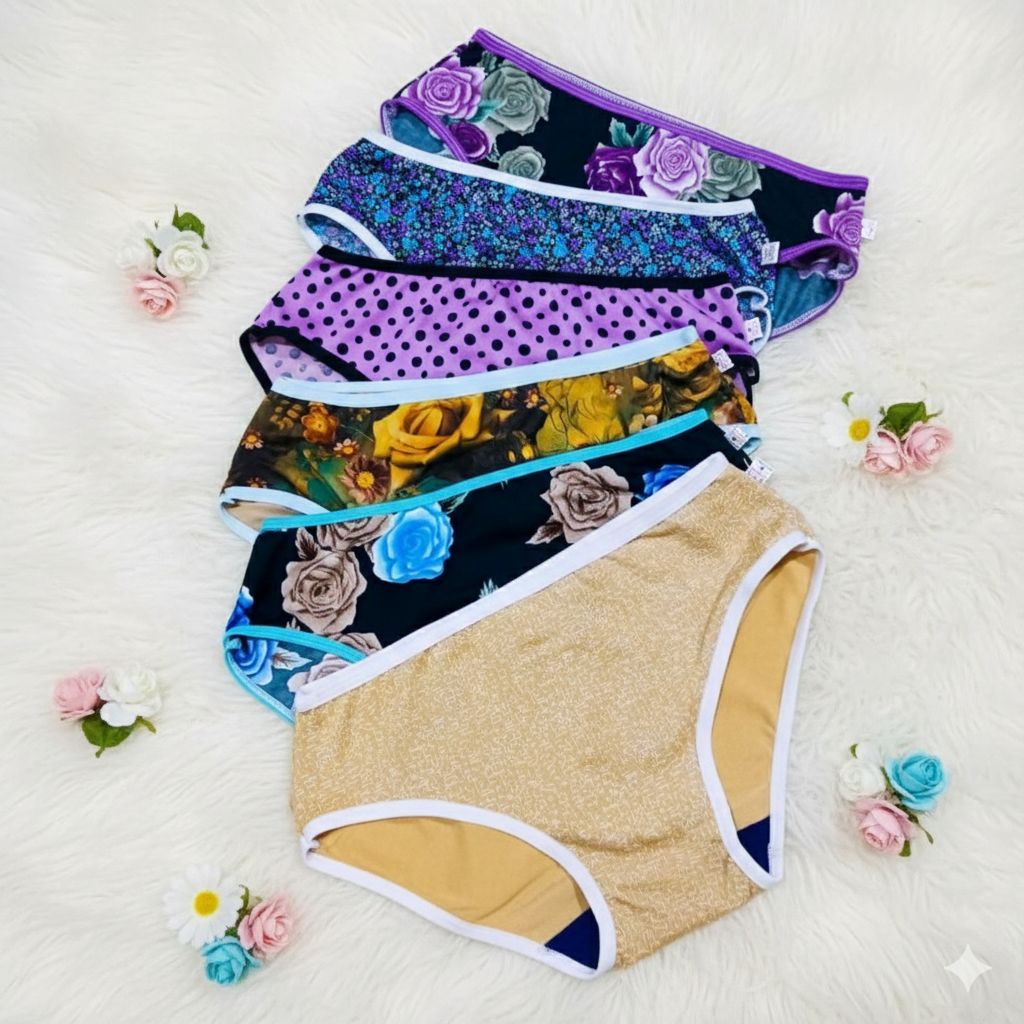 12 pcs celana dalam wanita/satu lusin cd wanita/celana dalam jersey/celana dalam wanita dewasa/cd