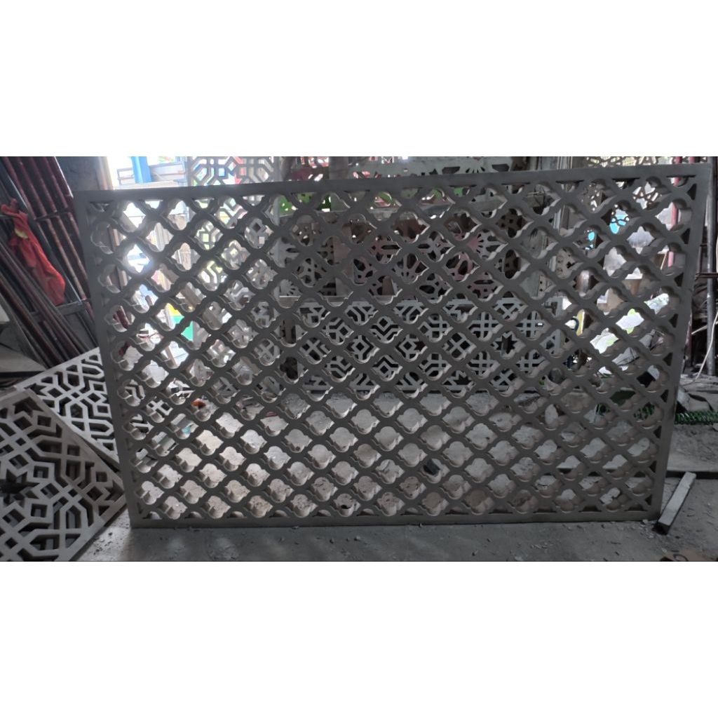 GRC Krawangan Custom | Motif Krawangan Fasad Rumah