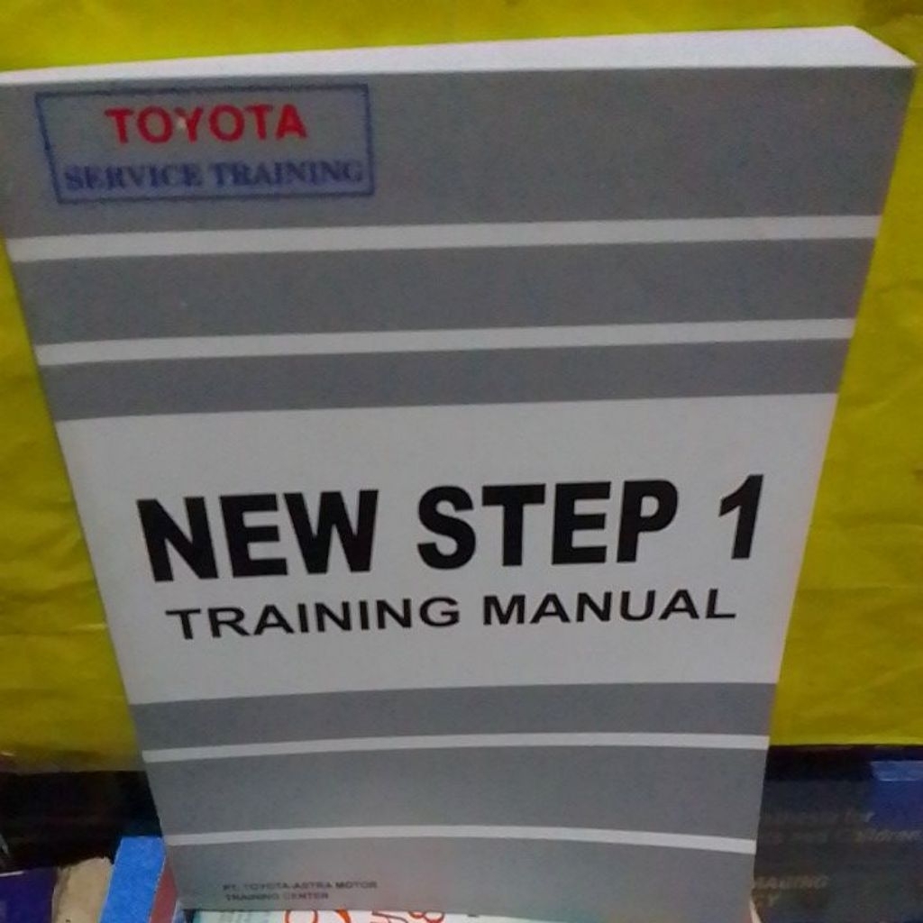 buku original / buku teknik NEW STEP 1 training manual