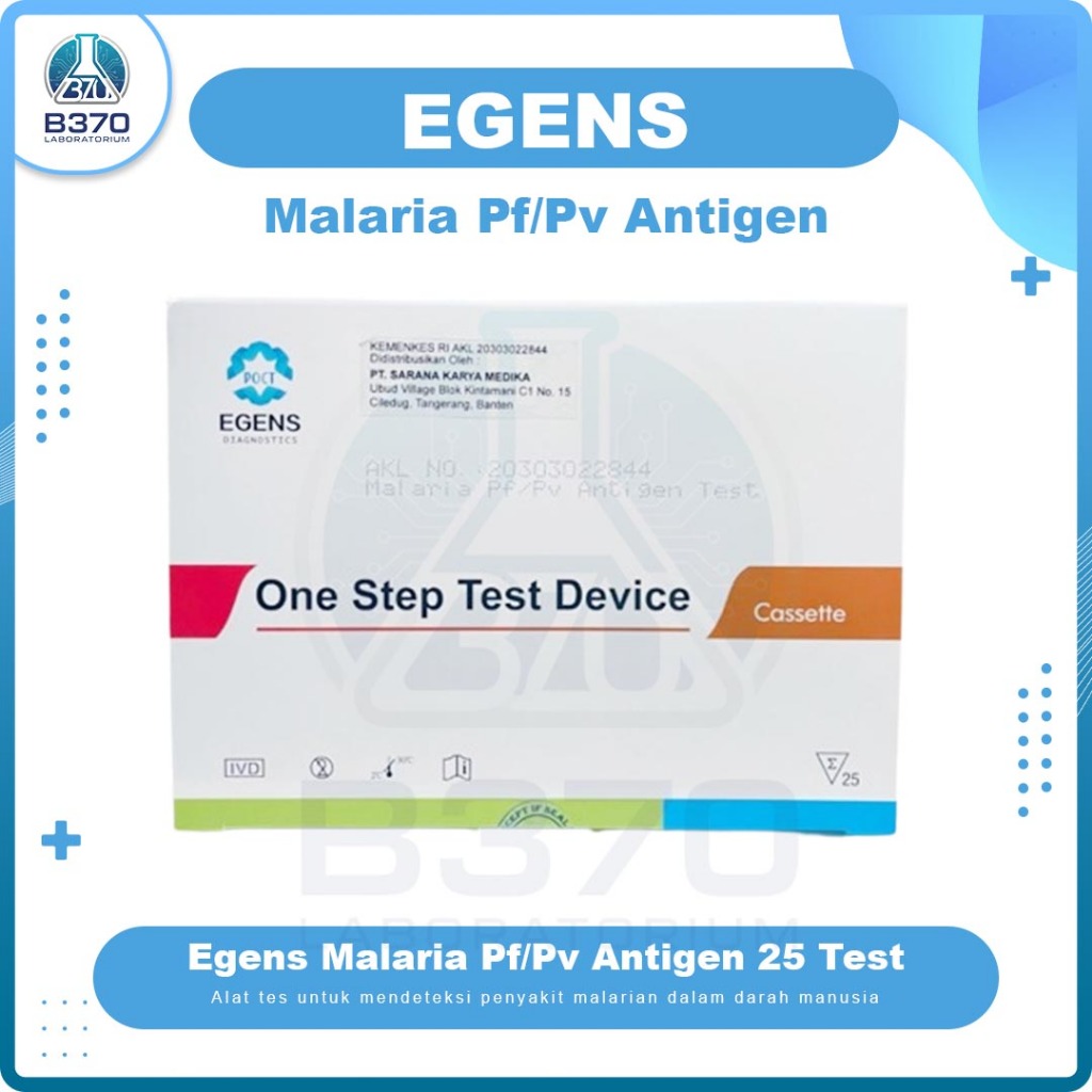 EGENS Diagnostic Kit for Malaria Pf/Pv Antigen 25T