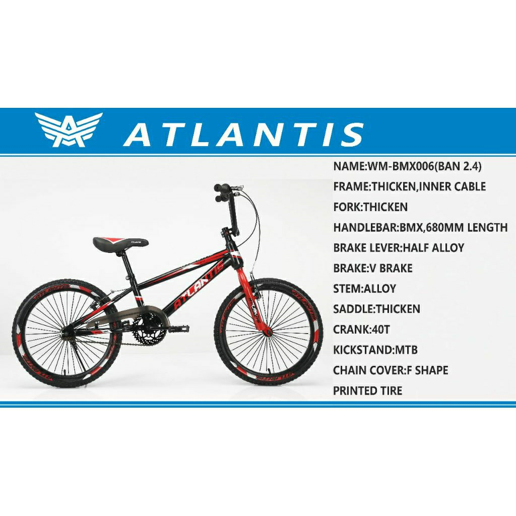 SEPEDA ANAK MURAH ATLANTIS 006 BMX 20