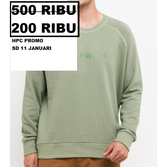 Baju Sweater Pria Hush Puppies Original seri DUN Trendy Kekinian