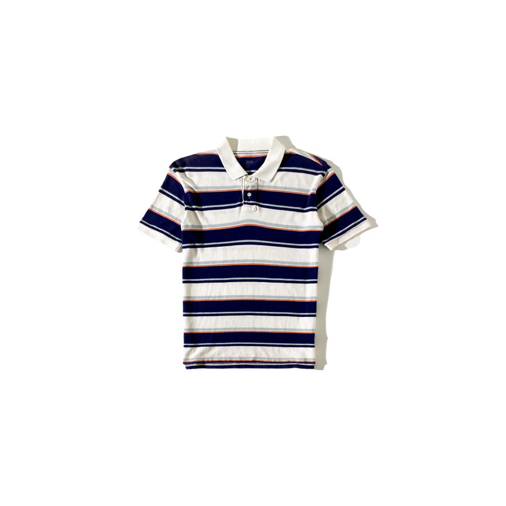 Uniqlo Polo Shirt Stripe second original preloved