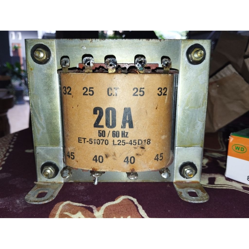 Trafo ERA original 20 A CT 45V tembaga bagus