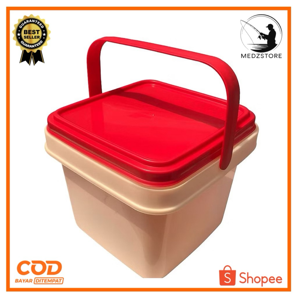 BOX Ember 5kg tempat umpan mancing/tempat ikan microfishing || kuat || tebal