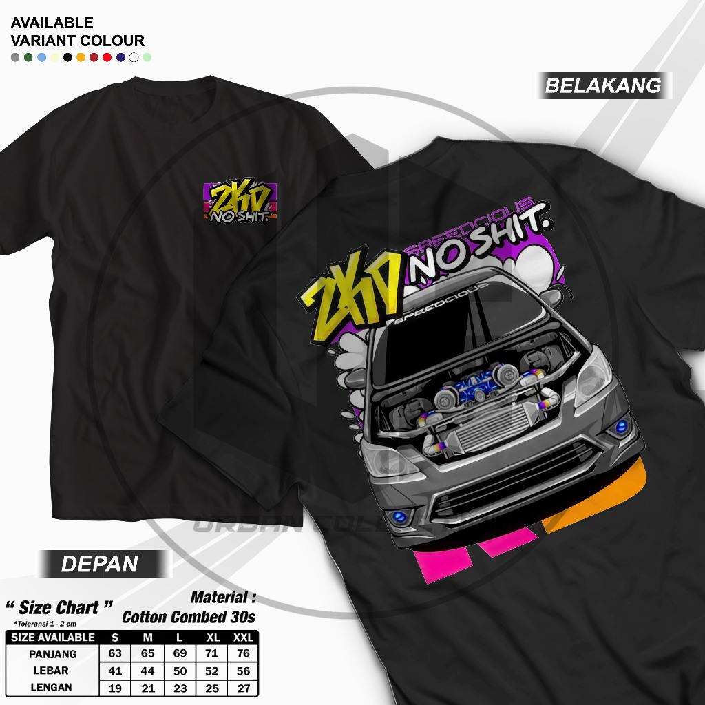 Speedcious Racing Wear Kaos Distro INNOVA Diesel Gank 2KD NO SHIT Otomotif Indonesia Racing Style Un