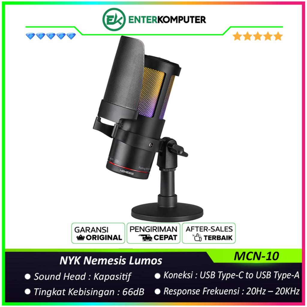 NYK Nemesis Lumos Condenser Microphone with Noise Cancelling MCN-10