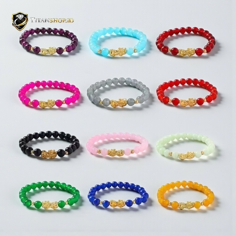 TITANSHOP.ID Gelang pixiu grosir pembawa hoki dan keberuntungan cantik keren