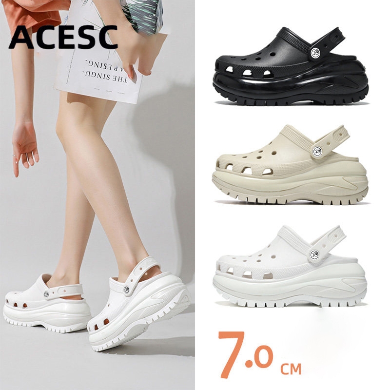 ACESC Sandal Kodok Wedges 7cm Wanita Bahan Jelly Fuji Premium