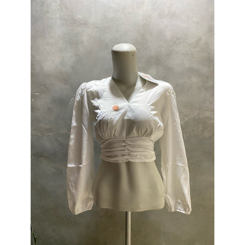 BLOUSE SILK SATIN