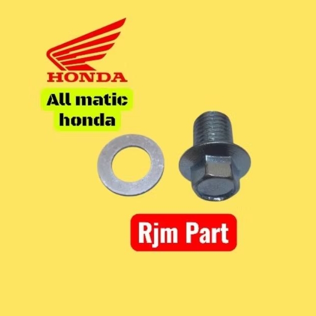 Baut Oli Mesin Bawah Honda Beat Vario125/150 All Matic Honda Kunci 12