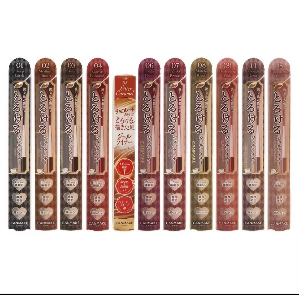 CANMAKE Tokyo Creamy Eyeliner Pensil Waterproof- Ready Stock