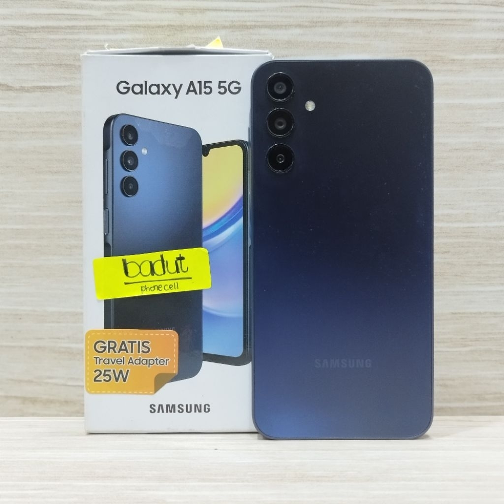 SAMSUNG A15 5G 8/256GB 8/128GB HANDPHONE SECOND BEKAS FULLSET