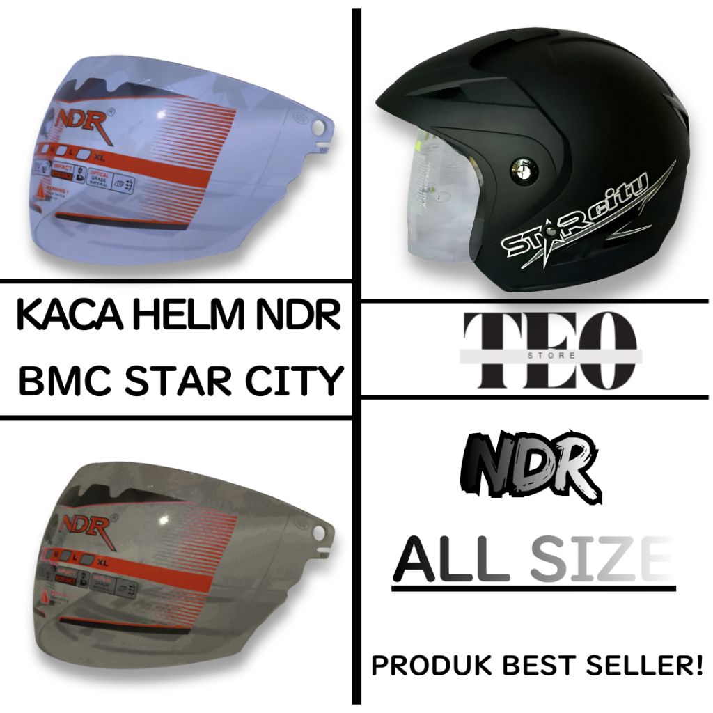 KACA Helm BMC STAR CITY  Visor Helmet