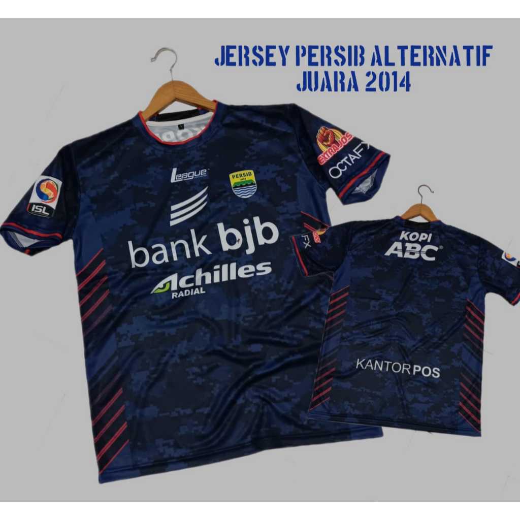 jersey persib musim 2014 juara isl jersey persib juara palembang 3rd
