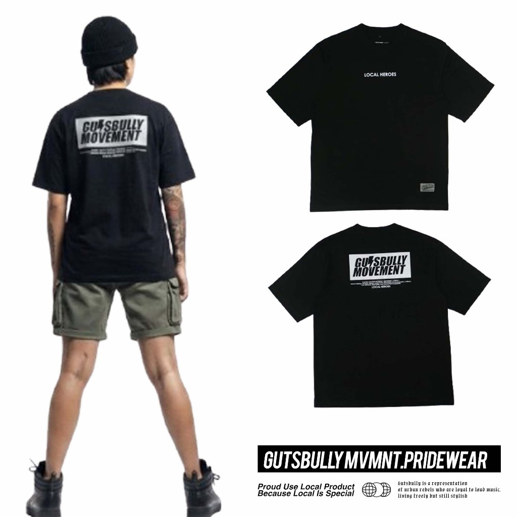KAOS | TSHIRT | GUTSBULLY MOVEMENT | LOCAL PRIDE | LOCAL HEROES | BOXY
