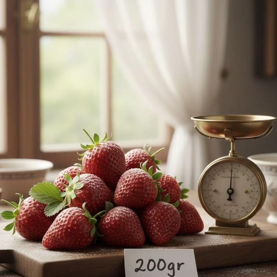 Strawberry Segar 200Gr - Manis Asam, Fresh, Segar