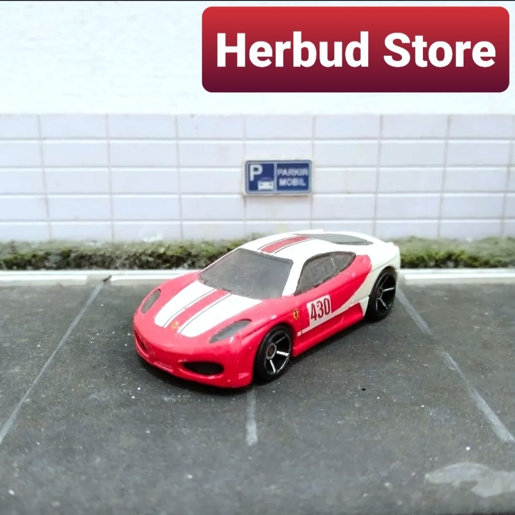 Hot Wheels Hotwheels HW Ferrari F430 Challenge Speed Machines Loose Red White