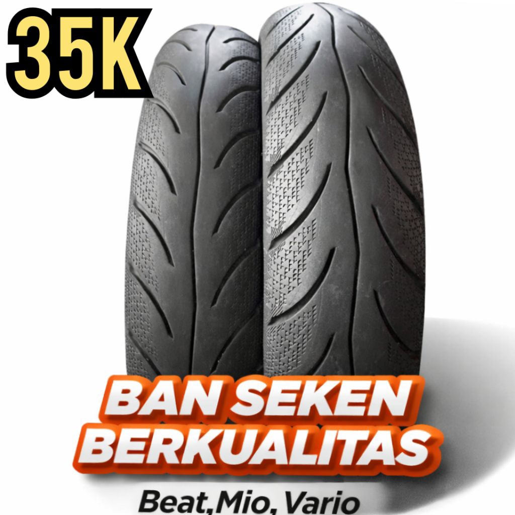 PROMO Ban second motor metik tubles beat vario mio depan/belakang