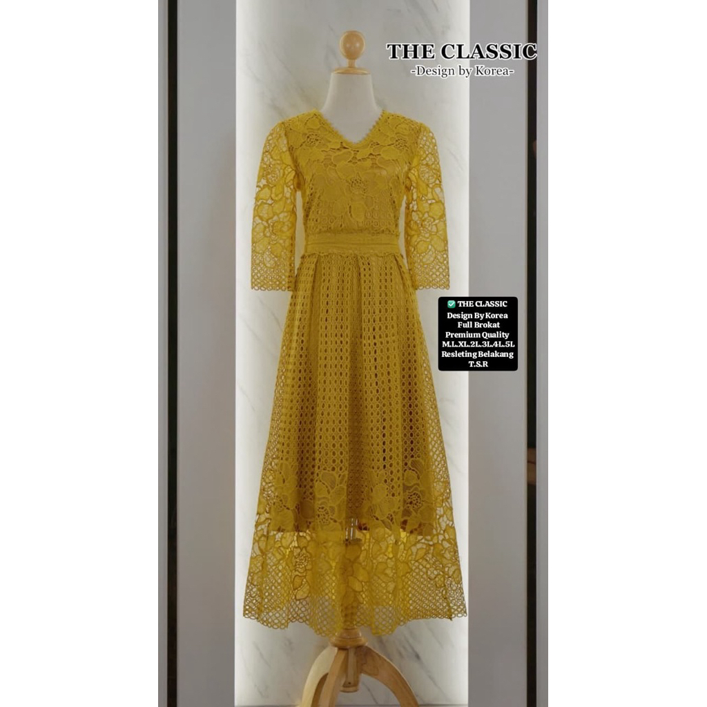 DRESS THE CLASSIC BROKAT PREMIUM IMPORT BANGKOK