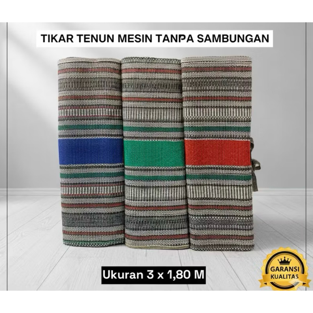Tikar Tenun Tanpa Sambungan | Tikar Piknik Lipat | Tikar Tenun Swan Jumbo | Karpet Piknik Lipat | Ka