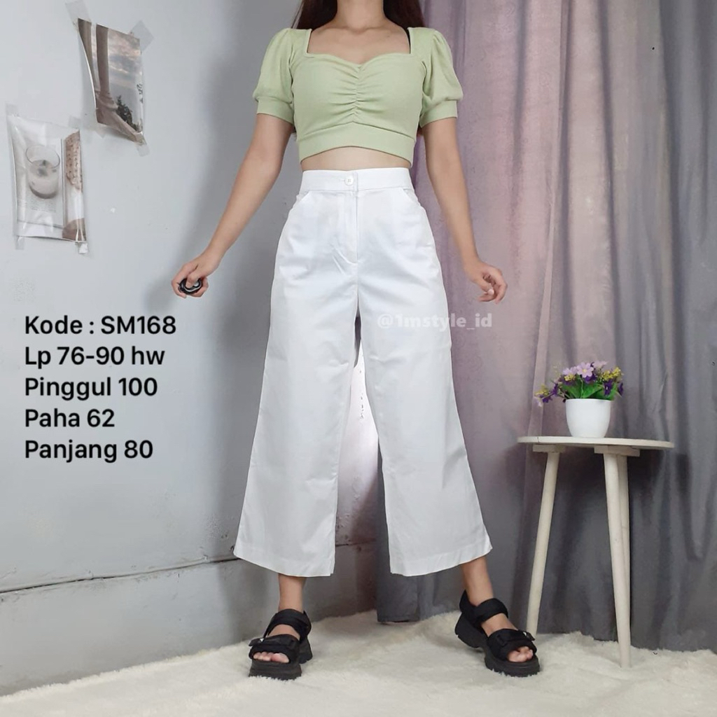 SM168 - Kulot Katun Putih