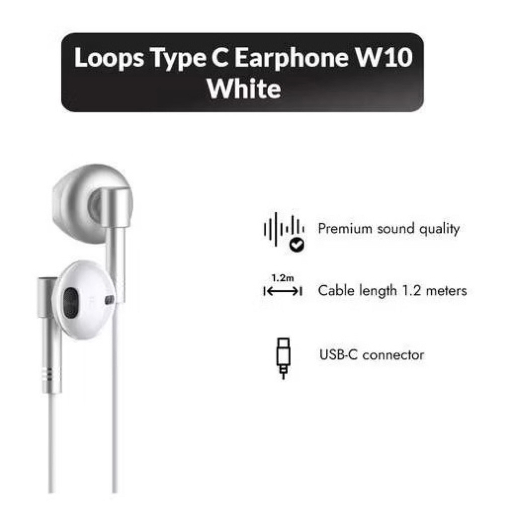 Loops Type C Earphone W10