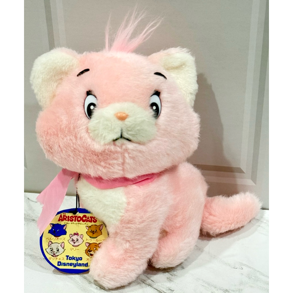Boneka Plushie Marie Cat Vintage Classic from The Aristocrats Tokyo Disneyland