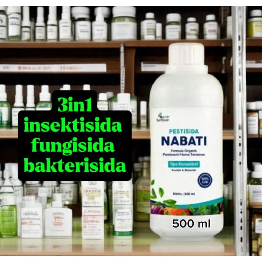 pestisida nabati 3in1 insektisida, fungisida, bakterisida  500 ml