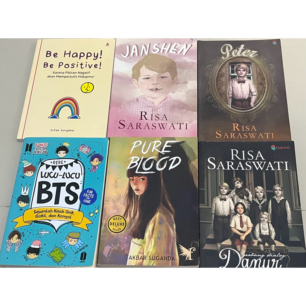 PRELOVED BUKU BEKAS DANUR JANSHEN PETER HORROR BTS KOMEDI