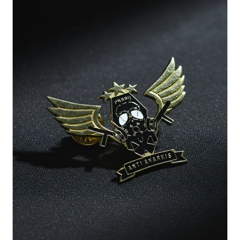 Brivet Brevet Wing Anti Huru Hara/Anti Anarkis PKSSH 100% kuningan
