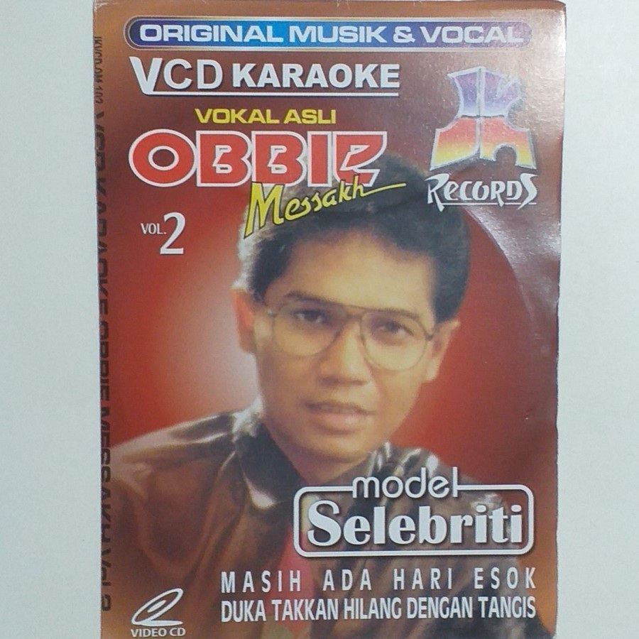 Kaset VCD Karaoke Obbie Messakh Model Selebriti Vol 2 Original